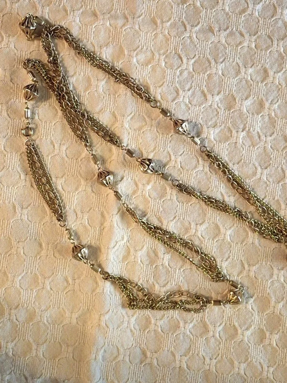 Lot of Four Chain and Rhinestone Belts